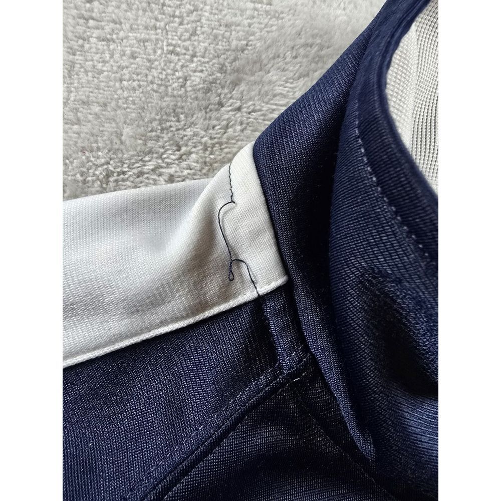 Vintage Nike Full Zip Jacket Size Medium Blue White Stripe Track‎ Y2K *Read - Picture 4 of 16